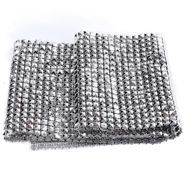 5 st Rhinestone-band Tetragonum Skalbar 1 Yard Hållbar Säker Användning Tredimensionell Hantverk Rhinestone-band