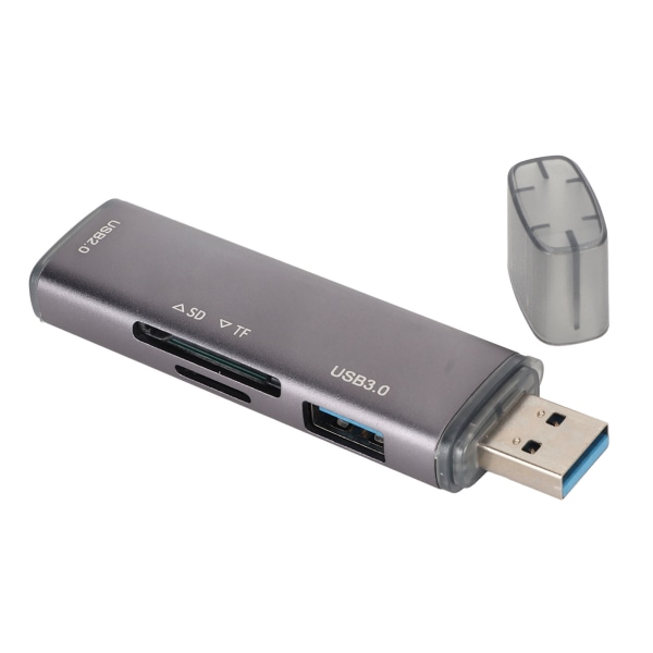 USB 3.0 -keskitin 4 porttia 300 MB/S lähetys Plug and Play -alumiiniseoksesta valmistettu USB jakaja PC-tallennusmuistikortille