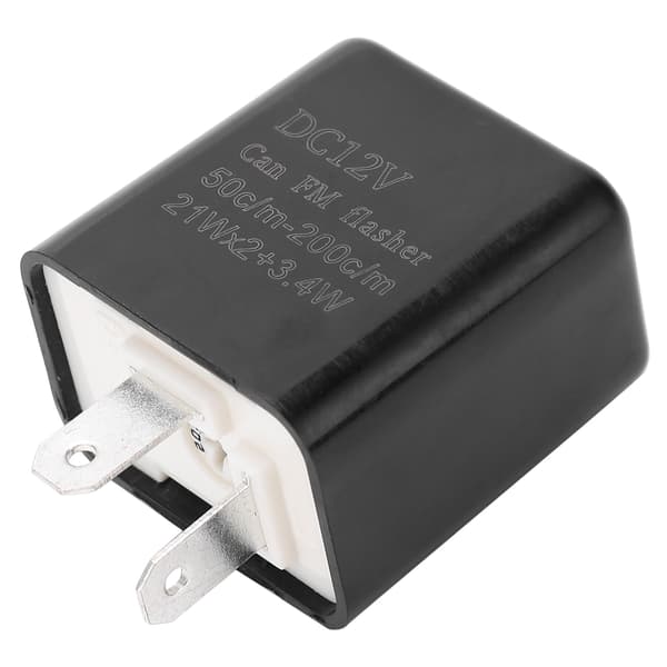 LED Blinkrelæ Bil Motorcykel Høj Effekt 3-Hastigheds Justerbar Blinklys Blinker DC 12V