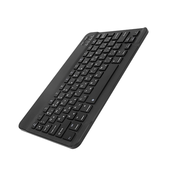 Trådlöst Bluetooth-tangentbord, bärbart tangentbord för surfplatta, ryskt, engelskt för IOS/Android, svart