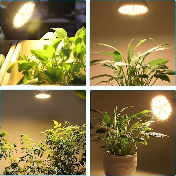 Vækstlys 180W Plantelampe 150 LED Havebrugslampe Sollignende Fuld Spektrum Plantevækstlampe E27 LED