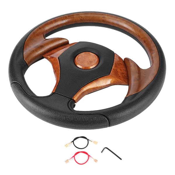 320mm Universal Ratt 6 Bult Typ Imitativ Racing Bil Automobil Modifierad Brun