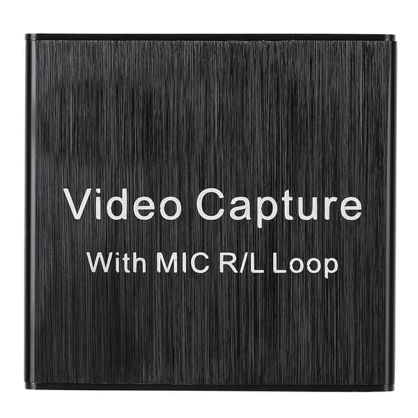 HDMI High Definition USB Video Capture Card Spel Live Mikrofon för OBS Inspelningsbox 4K
