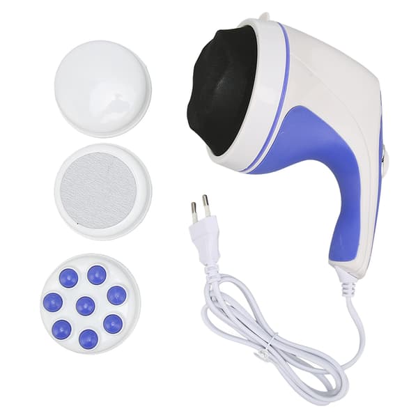 Elektrisk kropsslankende massager 4 massagehoveder Vibration kropscellulite massageapparat