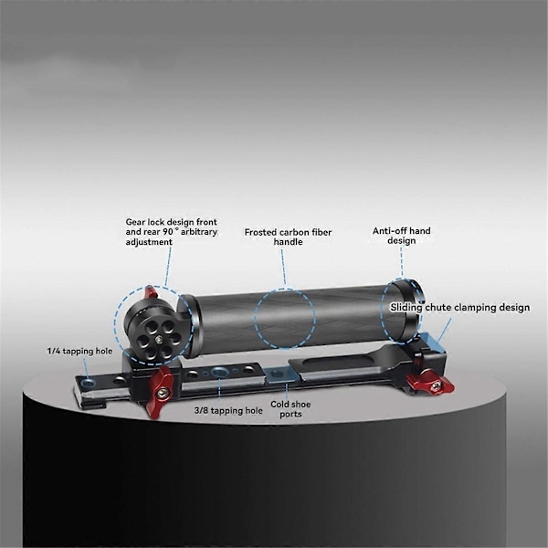 Gimbal Håndgreb til RS2/3/4 Foldbart Carbon Håndtag, B
