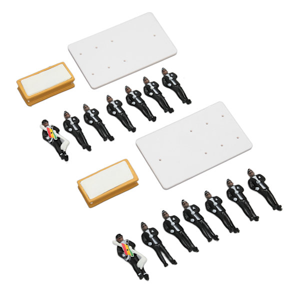 Kiste Dans Model Begravelse Action Figurer Kiste Mennesker Figurer Sæt 2stk Kiste med 14stk Mennesker Figurer