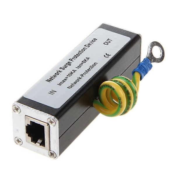 semoic RJ45 Plugg Ethernet Nätverk Åskskydd 100MHz