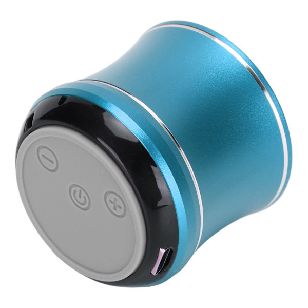 Mini Bluetooth-højttaler IP67 Vandtæt Auto Connect Bærbar Trådløs Højttaler med Basradiator til Bruserum Cykel Bil Blå