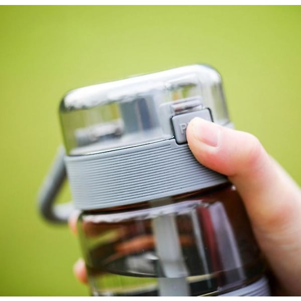 800 ml grå BPA-fri lekkasjesikker Tritan vannflaske
