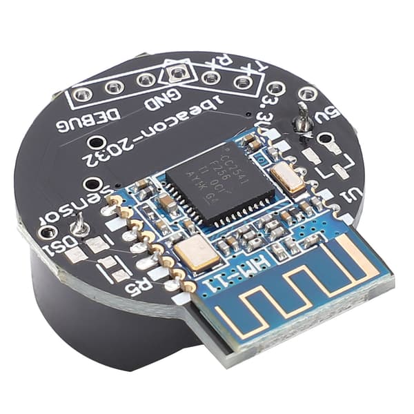 Bluetooth-basestationsmodul 4.0 BLE-positionering understøtter WeChat-temperatur og -fugtighed