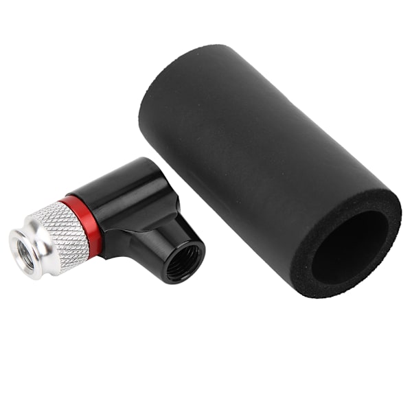 Aluminiumlegering Svart Cykel CO2-däckpump Schrader/Presta-ventil Universal Bärbar Cykelpump Cykelutrustning