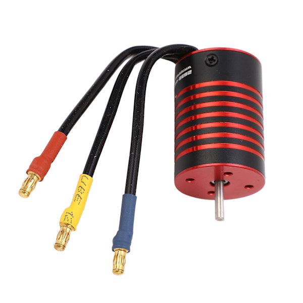 GTSKYTENRC 2838 Borstlös motor 4 poler RC Borstlös motor för 1/14 1/16 RC Bildel Svart Röd 4400KV