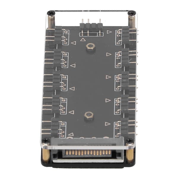 FREEZEMOD RBW Hub Splitter 10-vejs understøttelse 5V lampe med blæser computer vandkøling tilbehør
