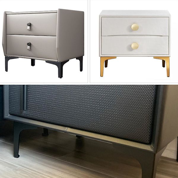 Bordbein Sofa Bed Ben Iron Møbler Ben Erstatning 4 Stykker 10cm Gull Svart