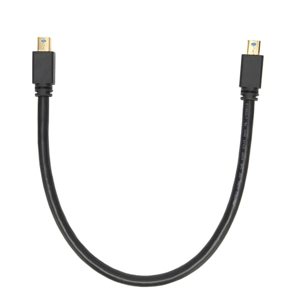 DP hane till DP hane stöder 8K vid 60HZ 4K vid 144HZ 2K vid 165Hz DP1.4-kabel 30cm Mini DP-kabel för dator DVD-TV