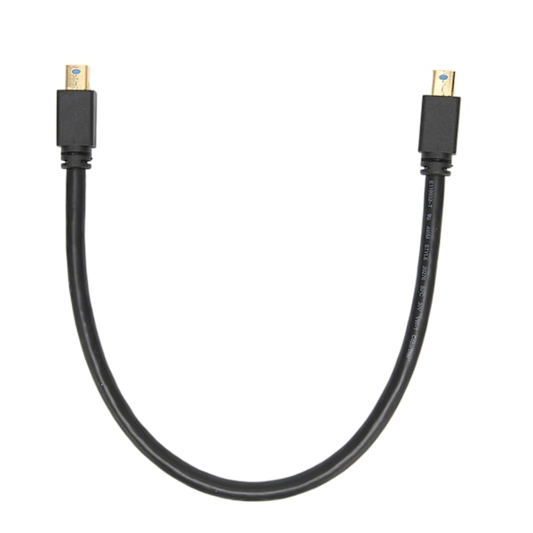 DP hann til DP hann støtter 8K ved 60HZ 4K ved 144HZ 2K ved 165Hz DP1.4 kabel 30cm Mini DP kabel for datamaskin DVD TV