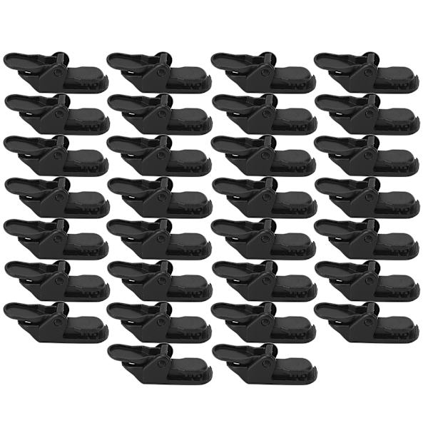 30-pack tältmarkis klämma tänder formad baldakin klämma ankare gripper dra åt verktyg utomhus camping vandring kit