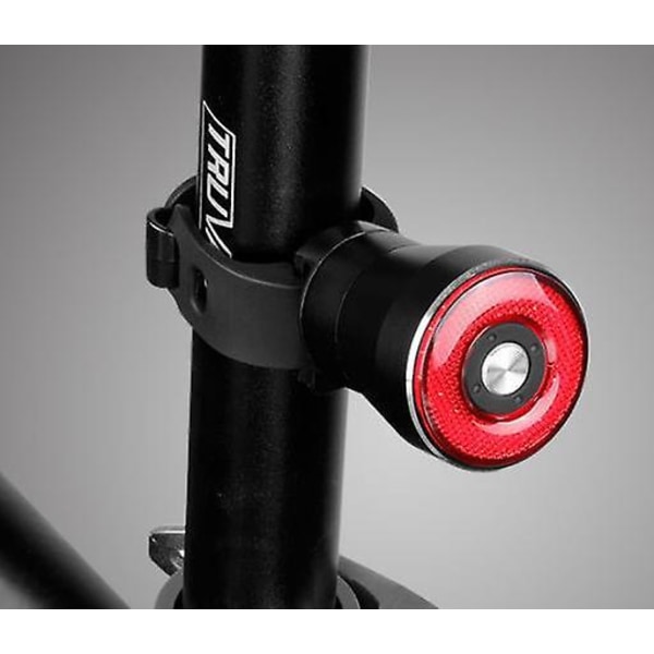 Ultra Lys USB Ladbar Smart Sykkel Baklys med Automatisk Bremsesensor