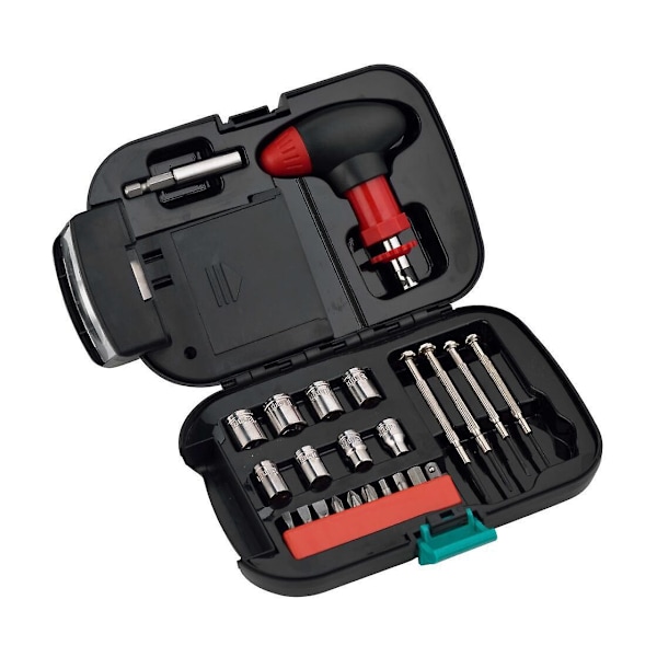 Kotitalousrautakaupan taskulamppu 2 in 1 -setti