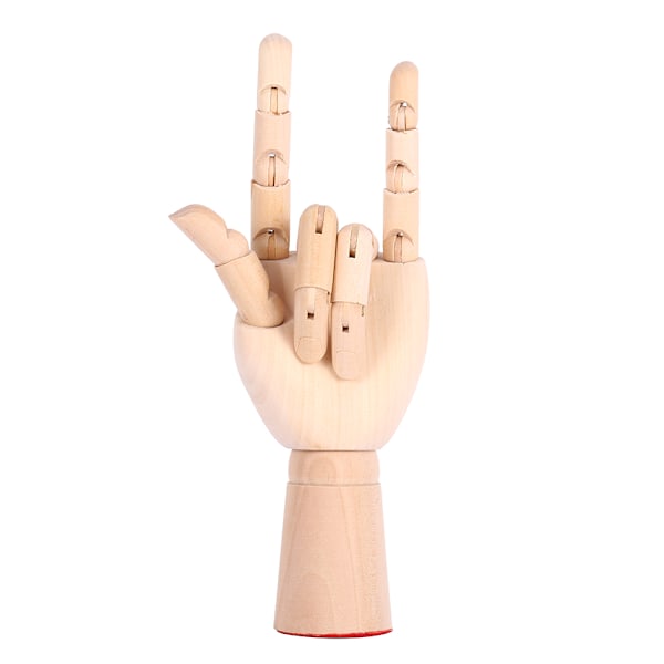 Gliederpuppe Linke Holz Hand Malhilfe Gliederhand Modellpuppe Modellhand
