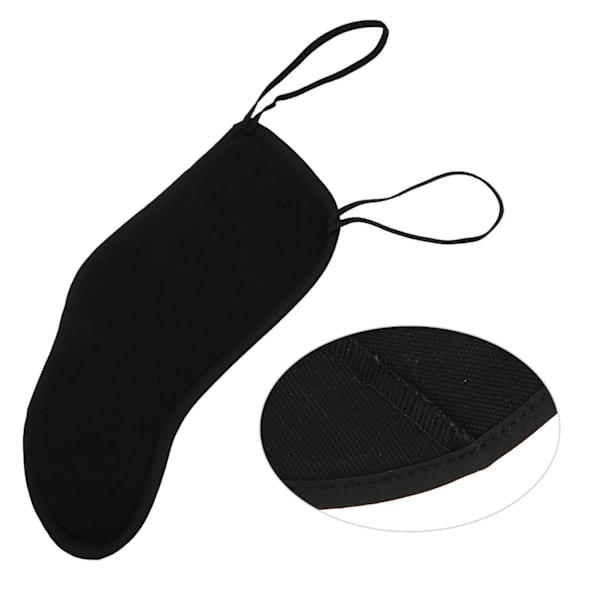 4/4-3/4 Violin Hage Støtte Sort Flanellet Pad Beskytter Musikinstrument Tilbehør
