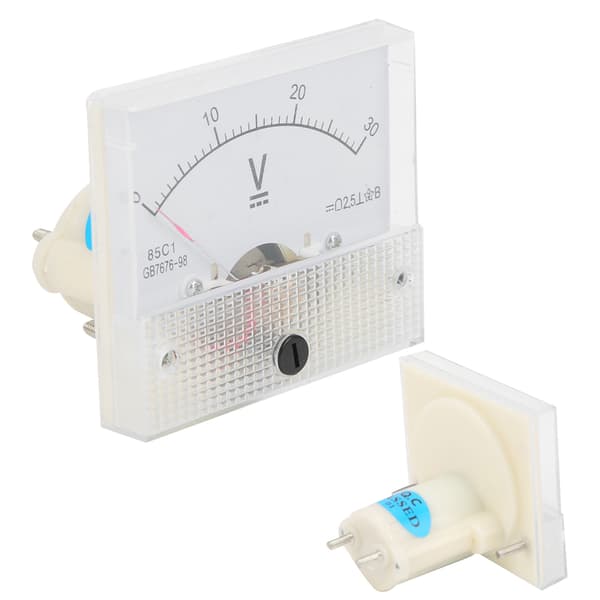 Peker DC Voltmeter Panel Volt Spenningsmåler Måleinstrument 85C1 DC 0~30V