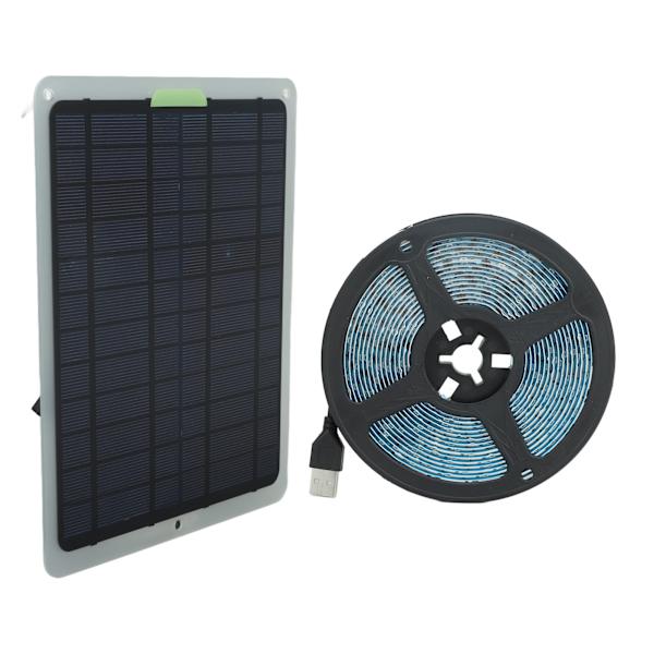 20W Full Spectrum Solcelle-drevet Lamper LED 5V IP65 Vandtæt Solcelle Plantevækst Lysstrimmel til Have Drivhus