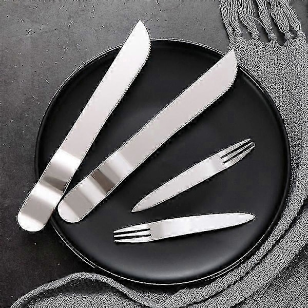 6 stk. køkkenbestik, dessertgafler