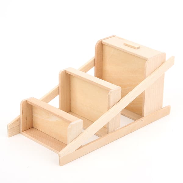 1:12 Mini dukkehus hagedekorasjon Tre simulering miniatyr blomsterstativ modell