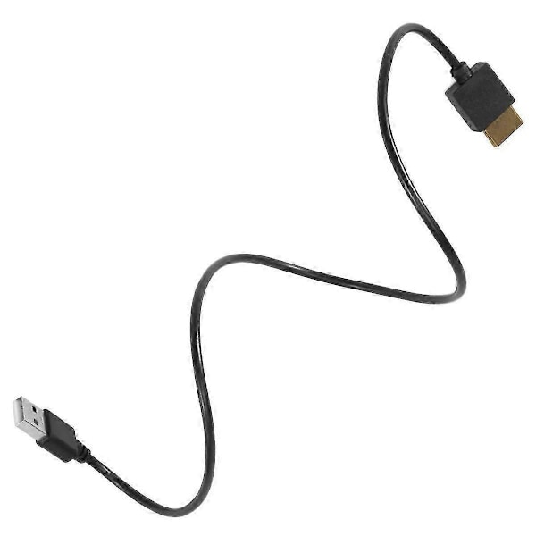 HDMI-kompatibel 1.4 Hann til USB 2.0 Plugg Adapter Kobling Lader Konverter Kabel