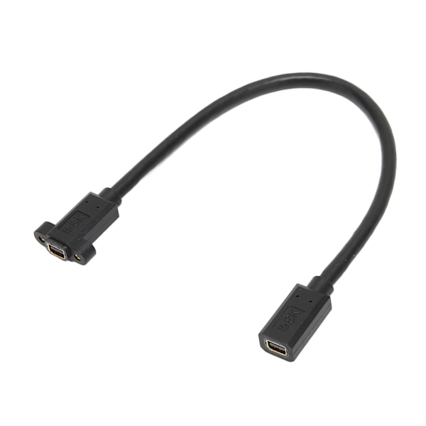 Mini DP til Mini DP-adapter Liten bærbar 8K Mini DP til Mini DP testforlengelseskabel for datamaskin med festeskruhull