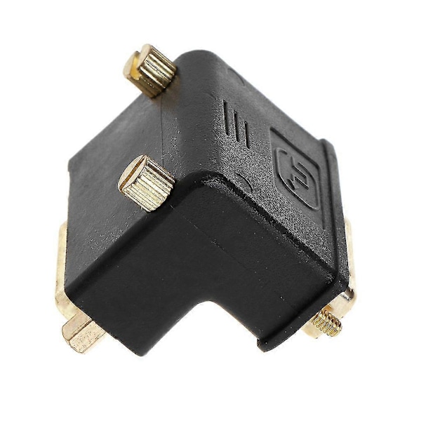 90 Graders Rätvinklig Dvi 24+5 D Dvi-i Digital Dual Link Hane Till Hona Förlängningsadapter För Hdtv Lcd-skärm
