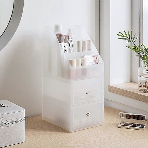 Multifunktionel Skrivebordsorganisator Makeup Opbevaringsboks Samling