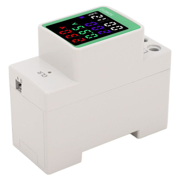 LED Digital Färgdisplay Elektricitetsmätare Enfas AC Ström Spänning Frekvens Effektfaktor Mätare AC230V 0-100A RS485 Typ