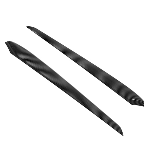 1 par bil inredning dörr trim cover kolfiber mönster dörr panel dekoration ersättning för Tesla Model 3 Y