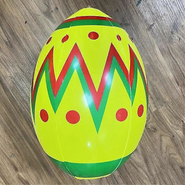 Påskdekorationer Påsk 60cm Utomhus Påsk Uppblåsbar Dekorerad Boll Jätte Påsk Uppblåsbar Boll Påsk Gårdsdekorationer C