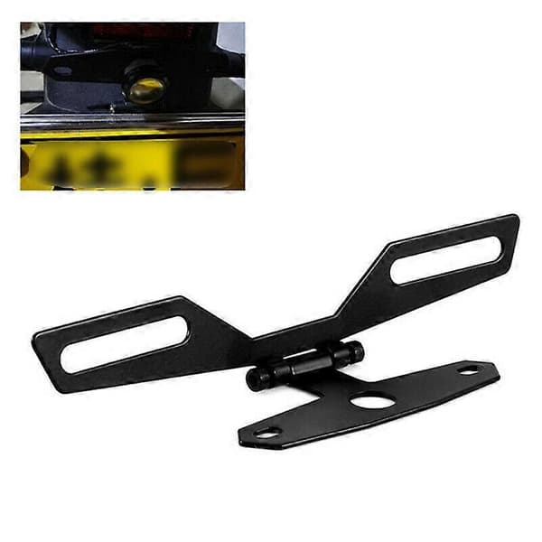 Motorcykel Flip Up Nummerplade Eliminator Beslag Justerbar Baglygteholder Standard