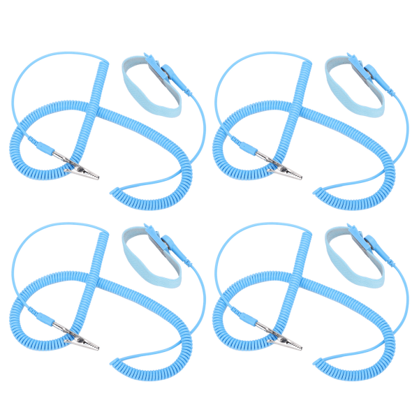 Antistatisk handledsrem ESD Armbandsklämma Reparationsverktyg för elektriker 5m x 2,4mm