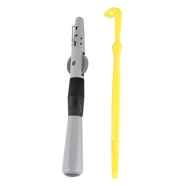 Manuell fiskekrok Tier Line Tying Tool med Sub line Single Hook Fast Knot Tyer Tools