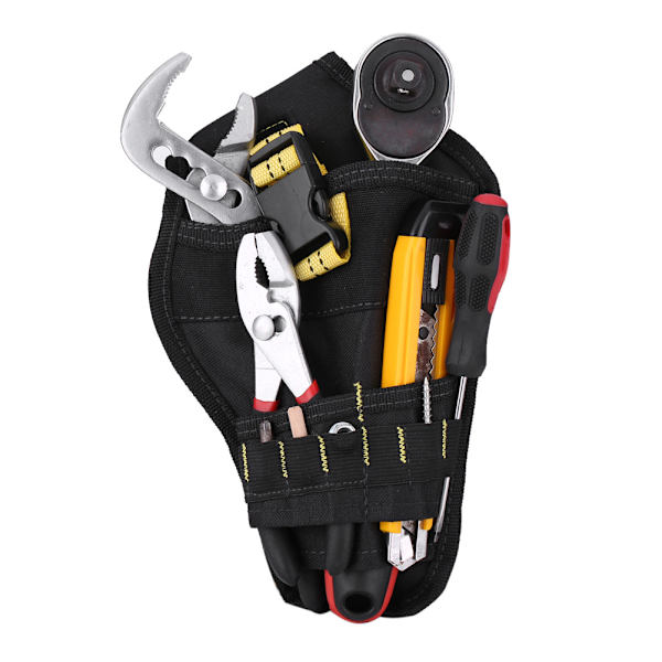 Bærbar elektrisk boreholder Oxford opbevaringstaske Holster Værktøjslomme (gul fletning)