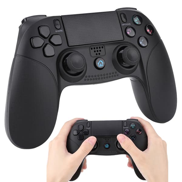 Trådlös Bluetooth-spelkontroll för Sony PS4/PS3-värd kompatibel med PC
