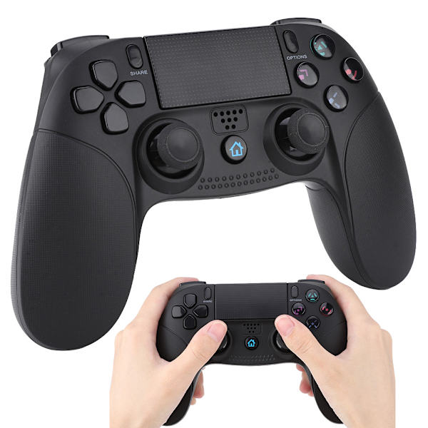 Trådløs Bluetooth-spillkontroller for Sony PS4/PS3-vert kompatibel med PC