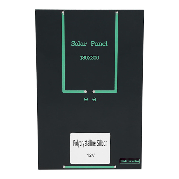 4.2W 12V Mini Bärbar Polysilikon Solpanel DIY Strömmodul Batteriladdare