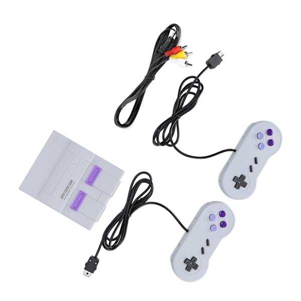 Spilkonsol - Klassisk 8-bit TV-spilkonsol til familieunterholdning og fritid 110‑240VEU-stik