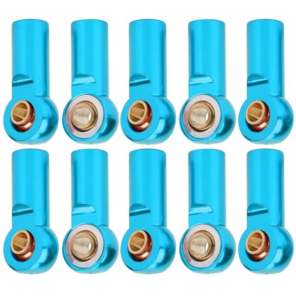 10 stk RC Bil Trekkstang Metallkuleledd Tilbehør for AXIAL SCX10 1/10 Blå