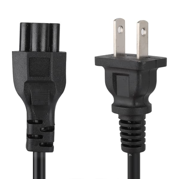 1,2 m 3-hulls plommeformet universell strømkabel for husholdningsapparater US 100-240V