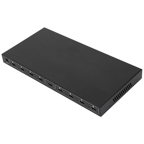 4K 1 ind 8 ud HD Multimedia Interface Splitter 8-vejs HD Multimedia Interface Distributør 100‑240VEU Stik