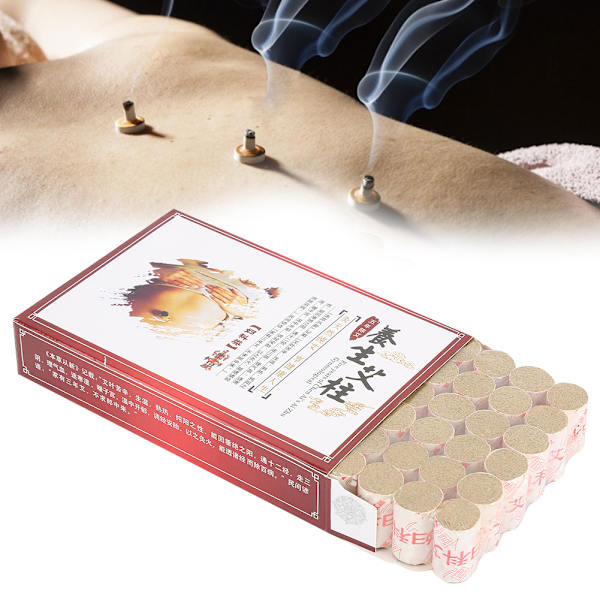 54 kpl 5 vuoden Moxa Perinteiset Stick Cone Roll Moksibustitikut dysmenorrean naisten hoitoon