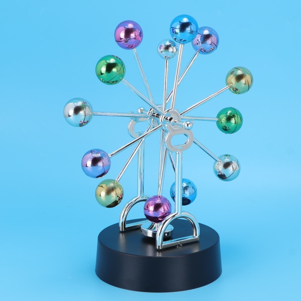 Plast roterende kugle rotation Perpetual Motion Hjem bord dekoration Model