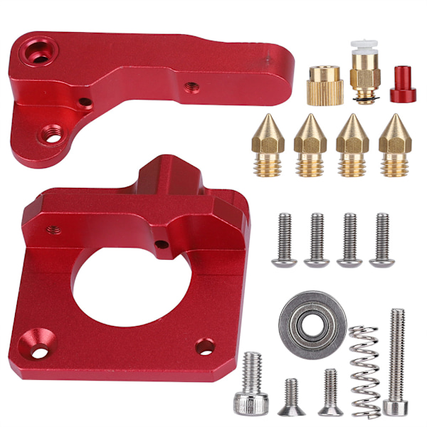 Ersättningsaluminiumsträngsprutor MK8 CR10/CR10s Drivmatning för Creality 3D-skrivartillbehör
